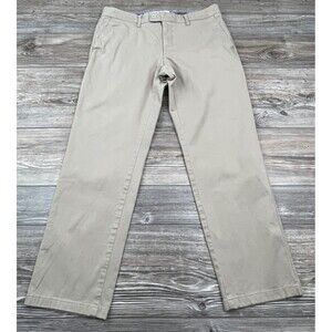 Brax Mens Chino Pants Brown‎ 34/32  (34/28.5 ACTUAL) Beige Straight